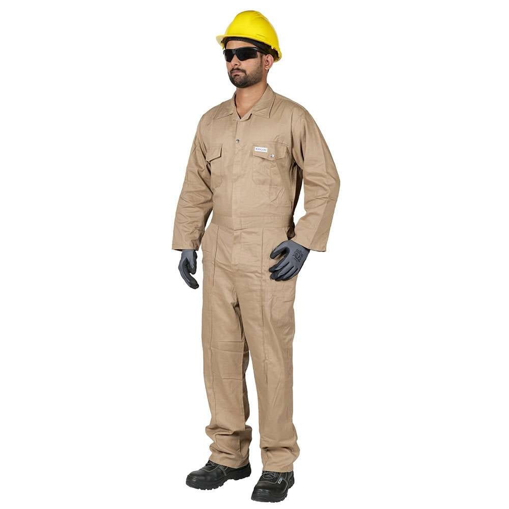 Workland B100 200GSM 100% Cotton Coveralls Beige - Medium