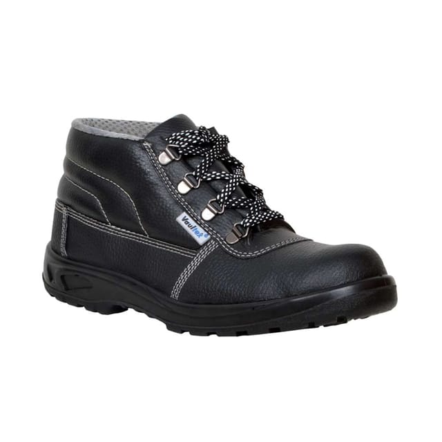 Vaultex ZEN High Ankle Safety Shoes - Black, 43