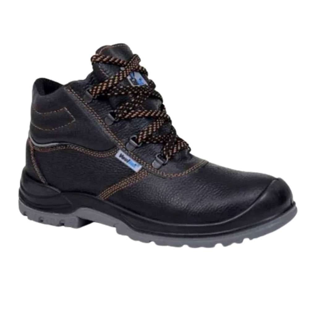 Vaultex SGK High Ankle S3 SRA Steel Toe Safety Shoes, Black, 35
