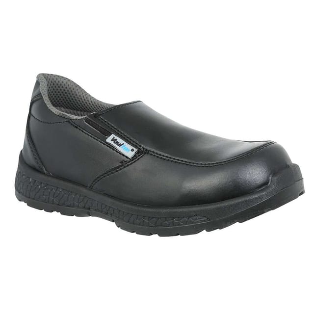 Vaultex AOD Executive SBP/WRU Steel Toe Safety Shoes, Black, 44