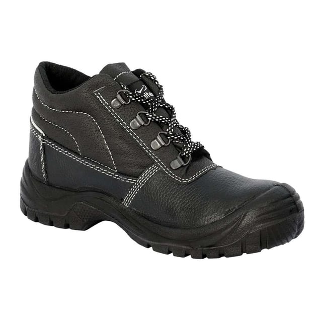 Vaultex PRI Steel Toe Safety Shoes, Black, 38