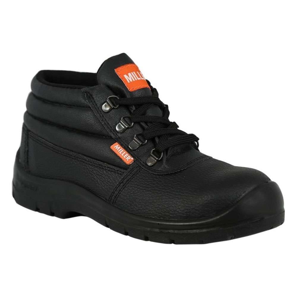 Vaultex SMA High Ankle Safety Shoes, Black, 45