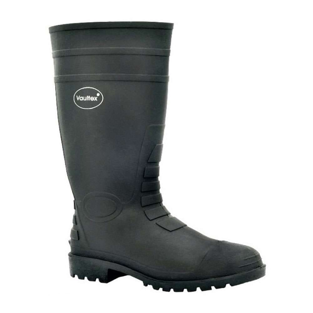 Vaultex RBT PVC Steel Toe Safety Gumboots - Black, 43