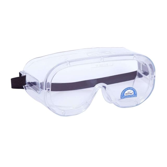 Vaultex V331 Clear Lens Anti Scratch Non-Vented Safety Goggles