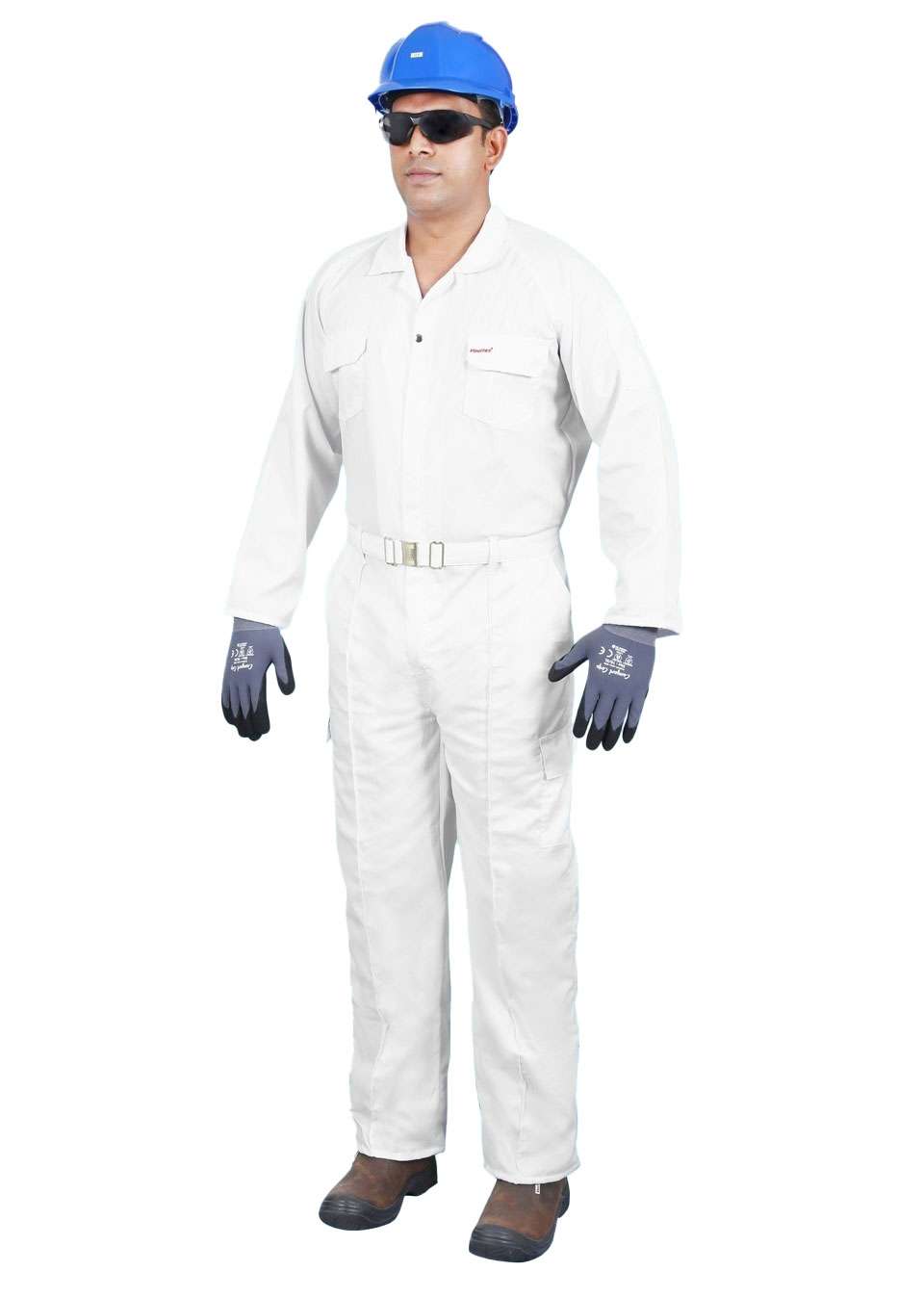 Vaultex PER 190GSM Twill Coverall, White, 3XL