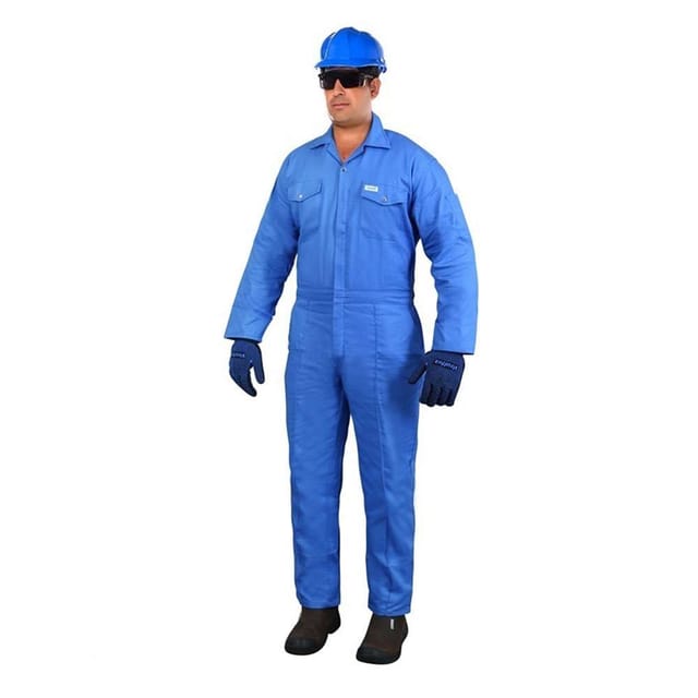 Vaultex NDJ 200GSM Cotton Coverall, Petrol Blue, 3XL