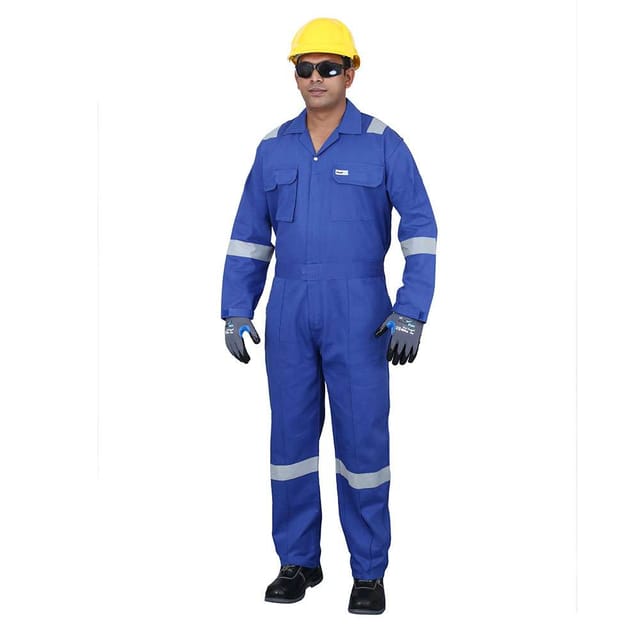 Vaultex ALE 290GSM Cotton Coverall , Royal Blue, 3XL