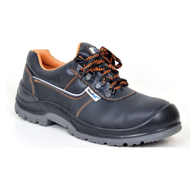 Vaultex GIMS Steel Toe Safety Shoes, Black, 38