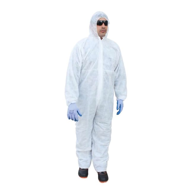 Vaultex DCL 30GSM Disposable Coverall White - 4XL