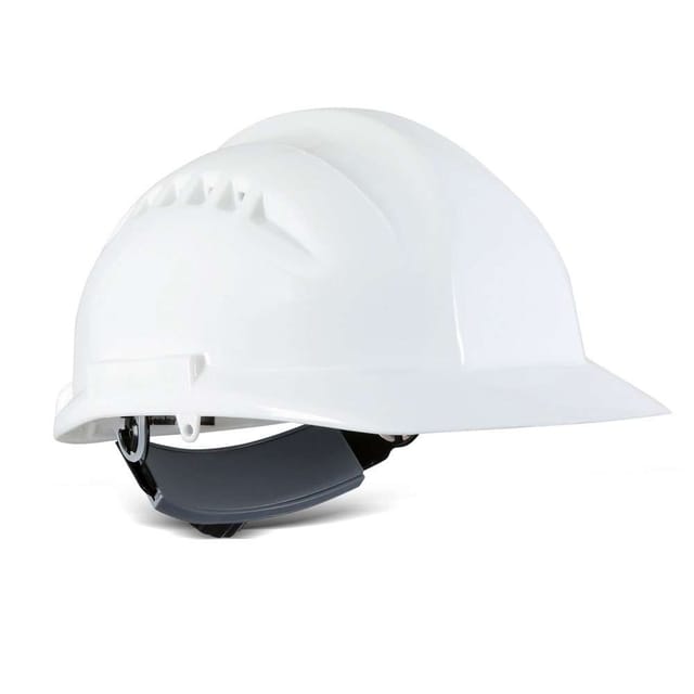 Vaultex MBP Vented Safety Helmet, White