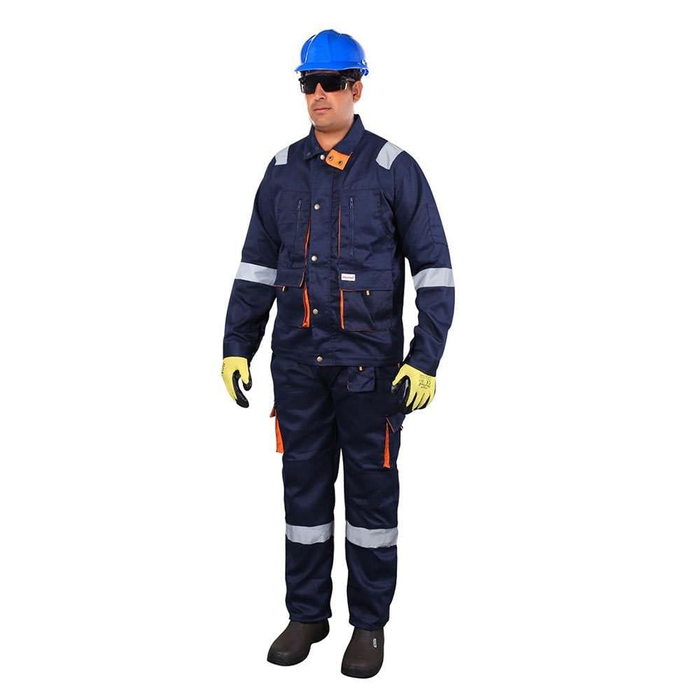 Vaultex DUE 190GSM Twill Pant & Shirt, Petrol Blue, 2XL