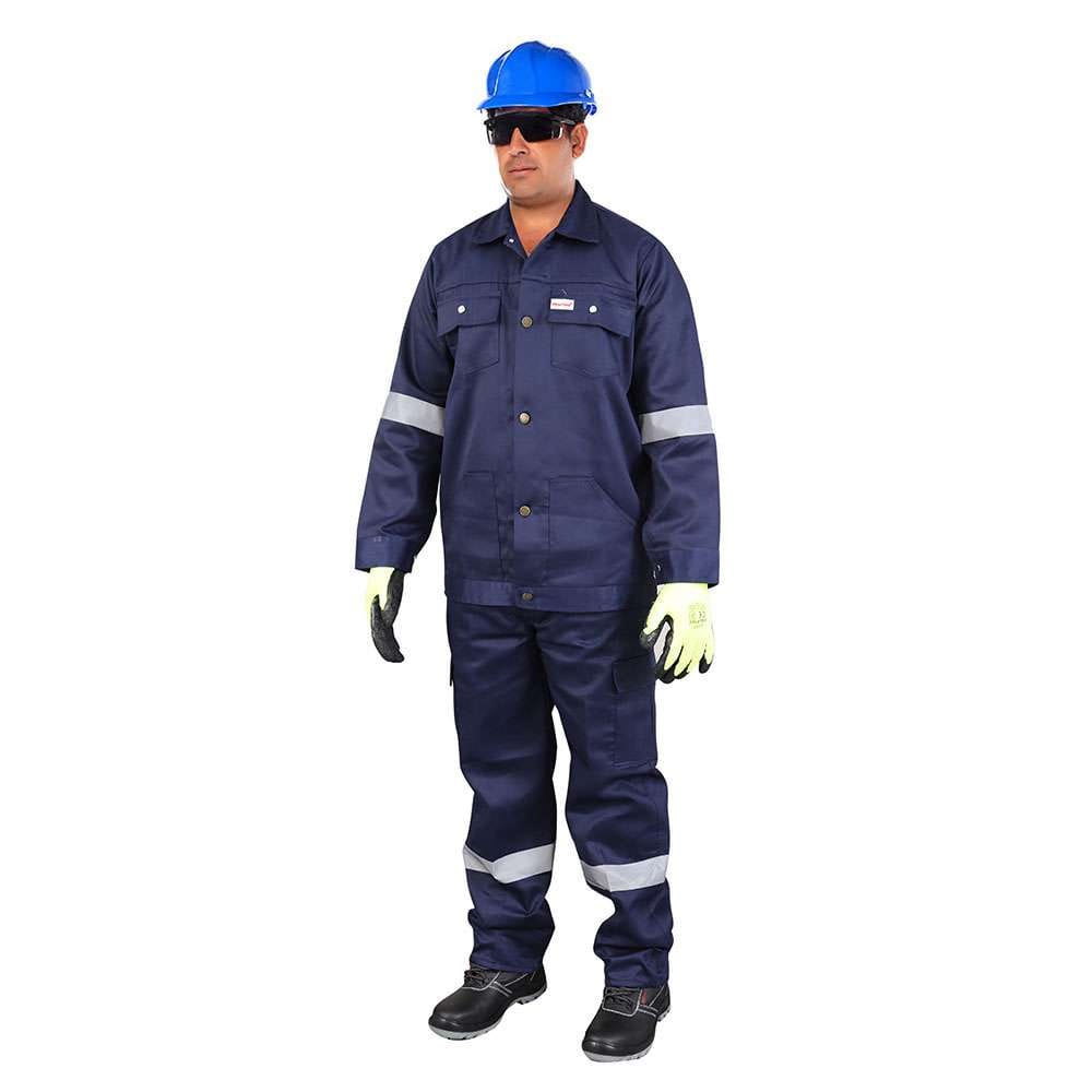 Vaultex LDC 190GSM Twill Pant & Shirt, Navy Blue, Small