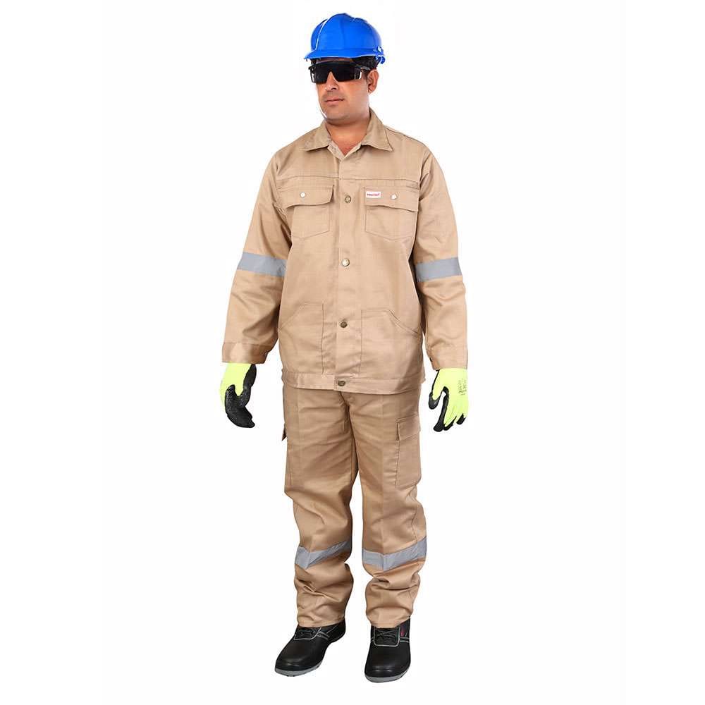 Vaultex UDO 190GSM Twill Pant & Shirt, Beige, 4XL