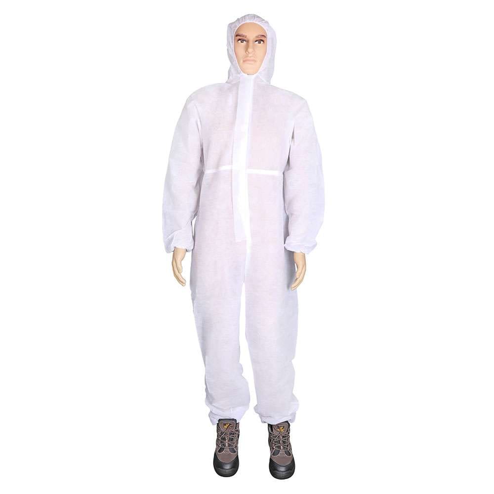 Vaultex BOE Disposable Coverall 40GSM, White, 2XL
