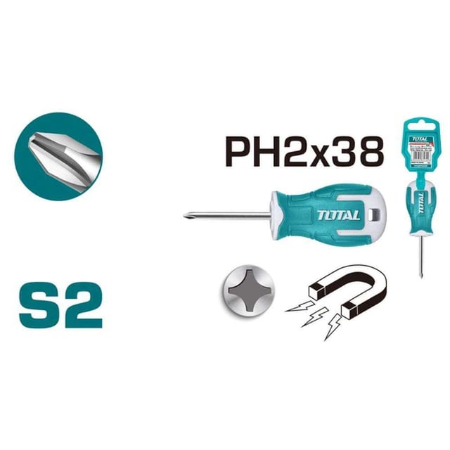 Total THT26PH2038 6MM X 38MM Philips Screwdriver