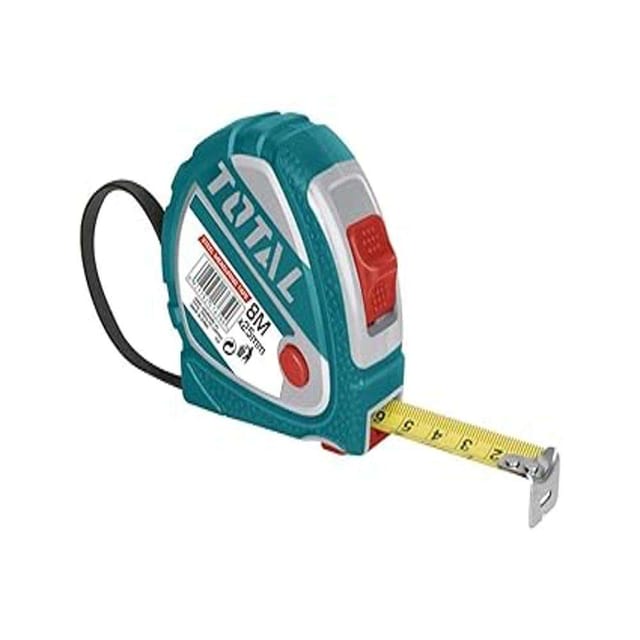 Total TMT126081 8M X 25MM Steel Measuring Tape