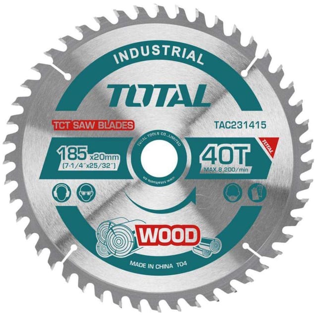 Total TAC231415 7 Inch 40T TCT Saw Blade Total TAC231415 7 Inch 40T TCT Saw Blade