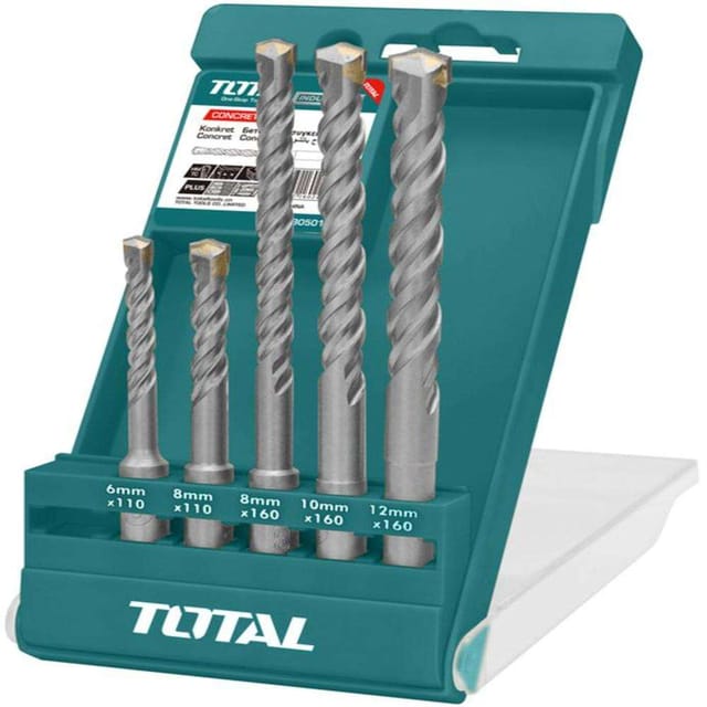 Total TAC190501 Hammer Drill Bit Set 5Pcs Set