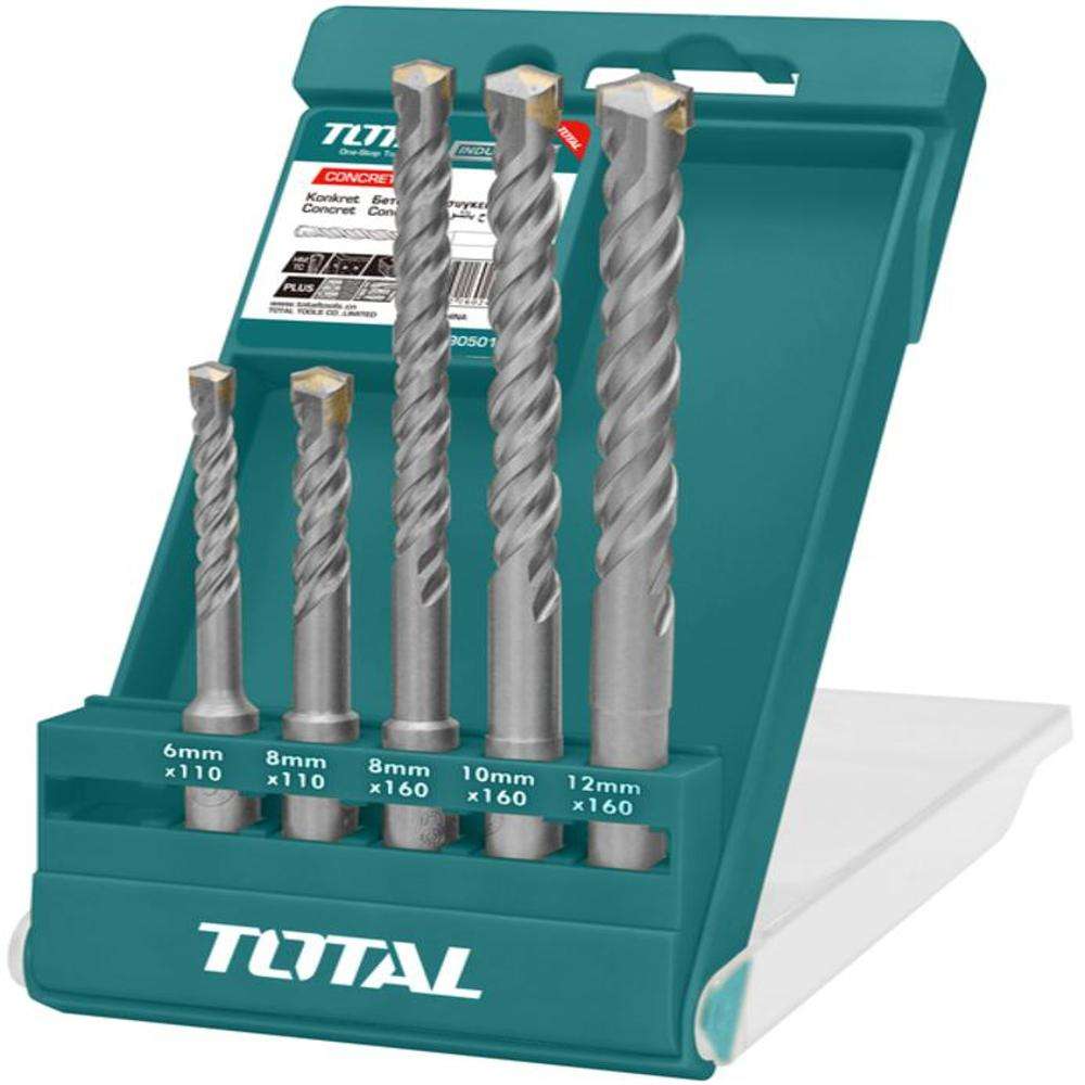 Total TAC190501 Hammer Drill Bit Set 5Pcs Set