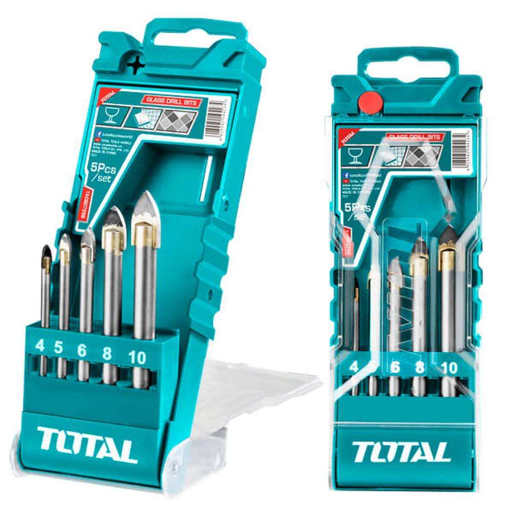 Total TACSD7256 Glass Drill Bit Set 5Pcs