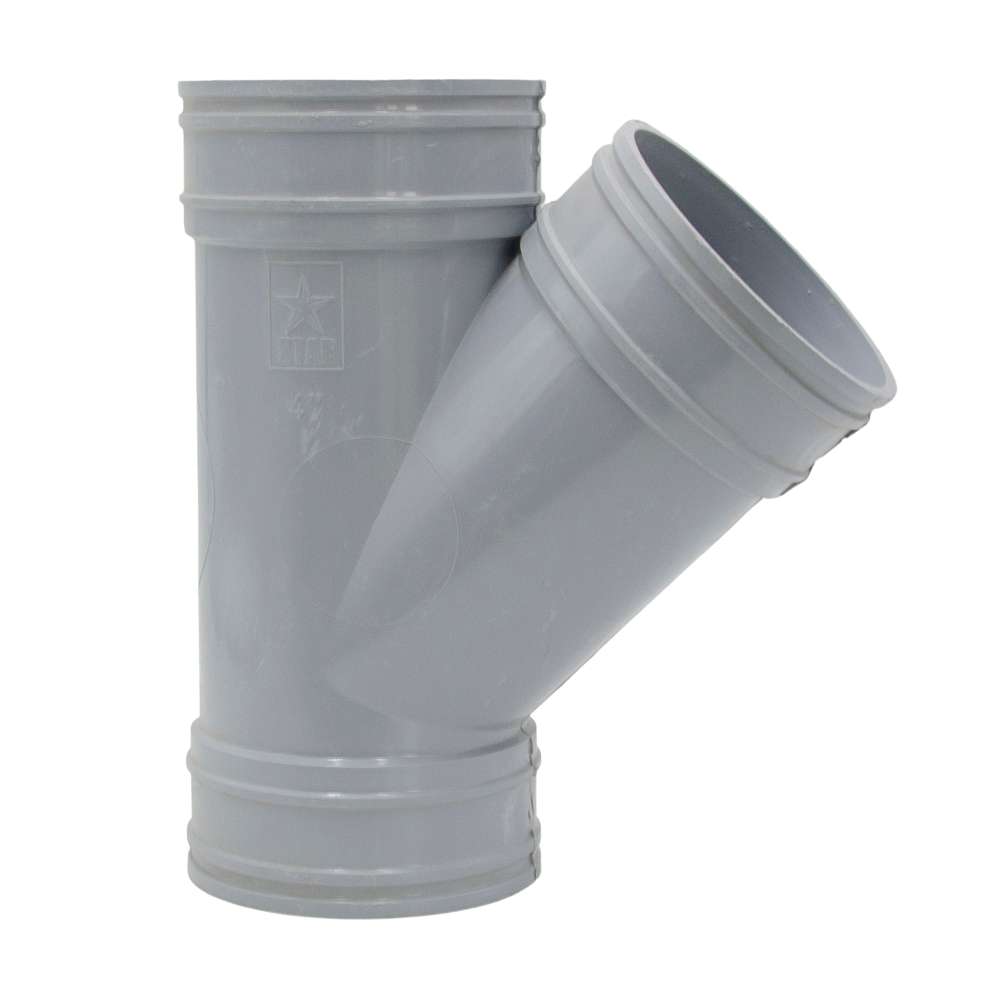 Start 4" UPVC Y Tee - Per Pcs