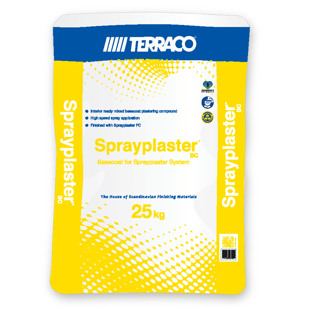 Terraco 25Kg Spray Plaster Basecoat