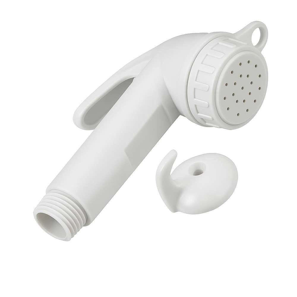 Sundex Shattaf Head, White, Hand Spray, Ergonomic Trigger