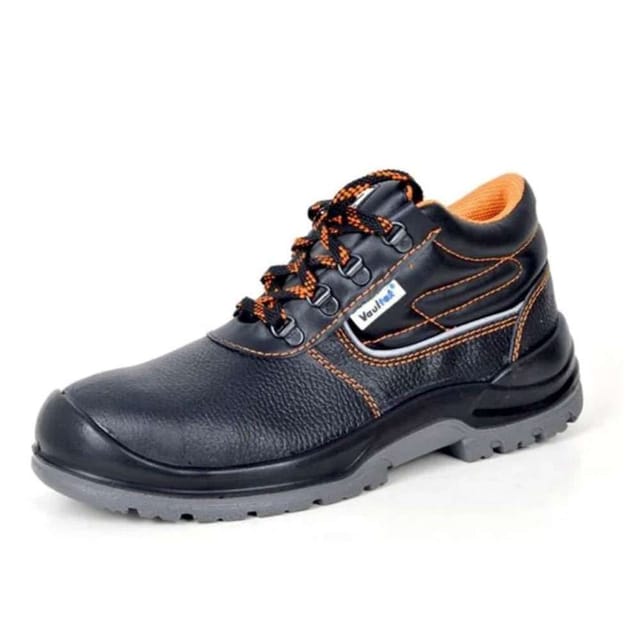 Vaultex SKNS Steel Toe Safety Shoes, Black, 46