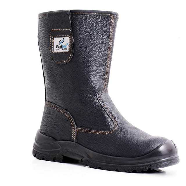 Vaultex YRA Steel Toe Safety Welding Boots - Black, 41