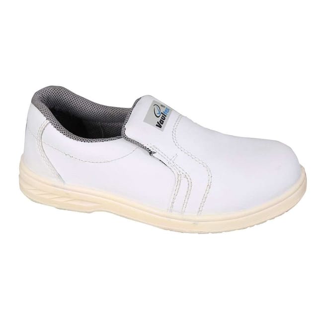 Vaultex VIC Low Ankle Executive S3 SRA Steel Toe Safety Shoes, White, 38