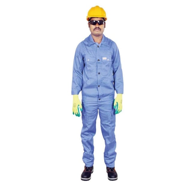 Vaultex CPV 190GSM Twill Pant & Shirt, Petrol Blue, 2XL