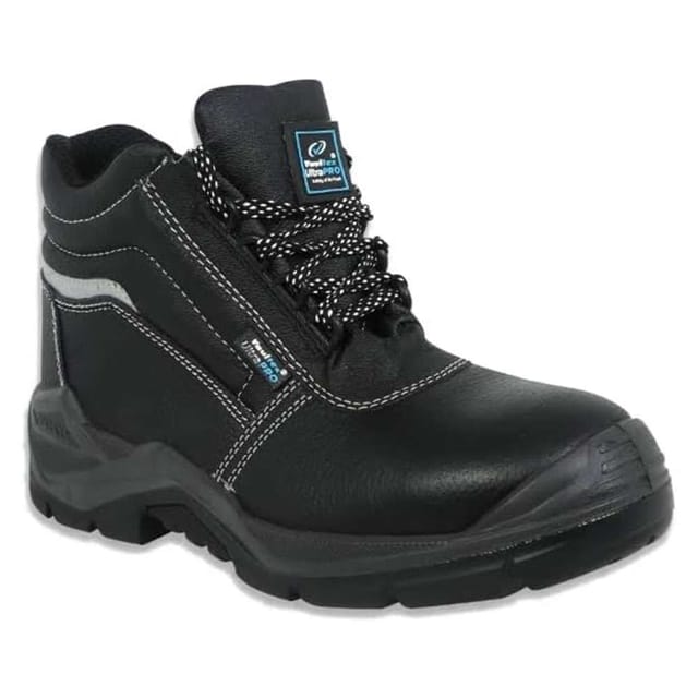 Vaultex UOR Ultra Pro High Ankle Composite Toe Safety Shoes, Black, 45