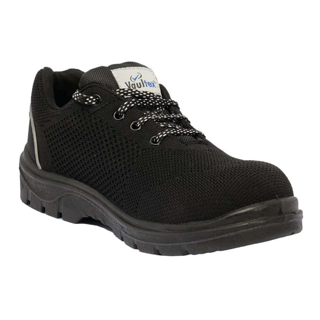 Vaultex PUR Light weight Steel Toe Safety Shoe, Black, 41