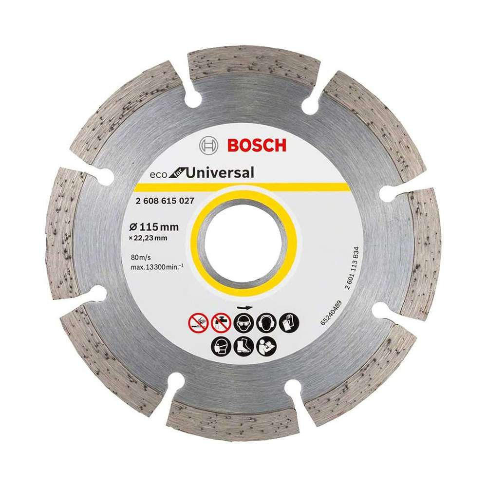 Bosch 2608615027 Universal Diamond Cutting Disc 115 x 22.23mm - 1 Pc