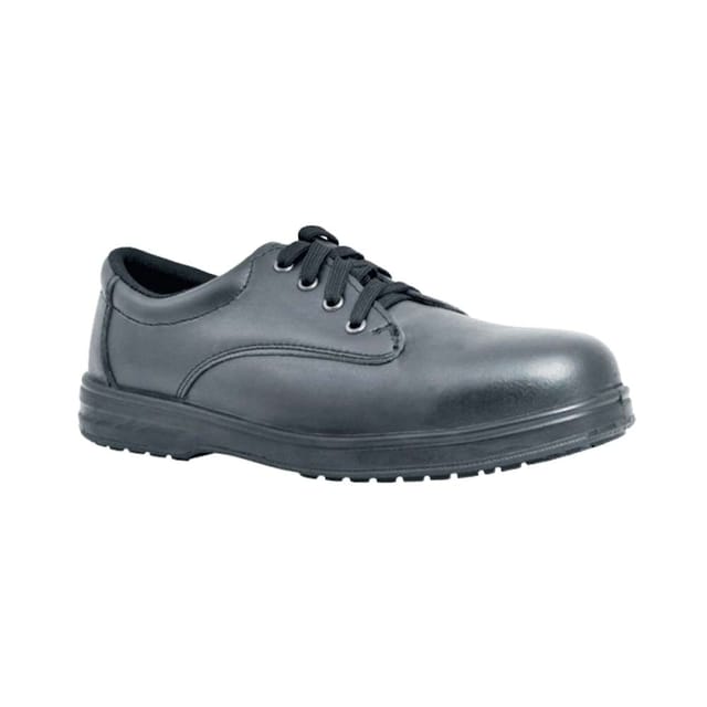 Vaultex VE8 S3 Low Ankle Steel Toe Executive Safety Shoes - Black, 45