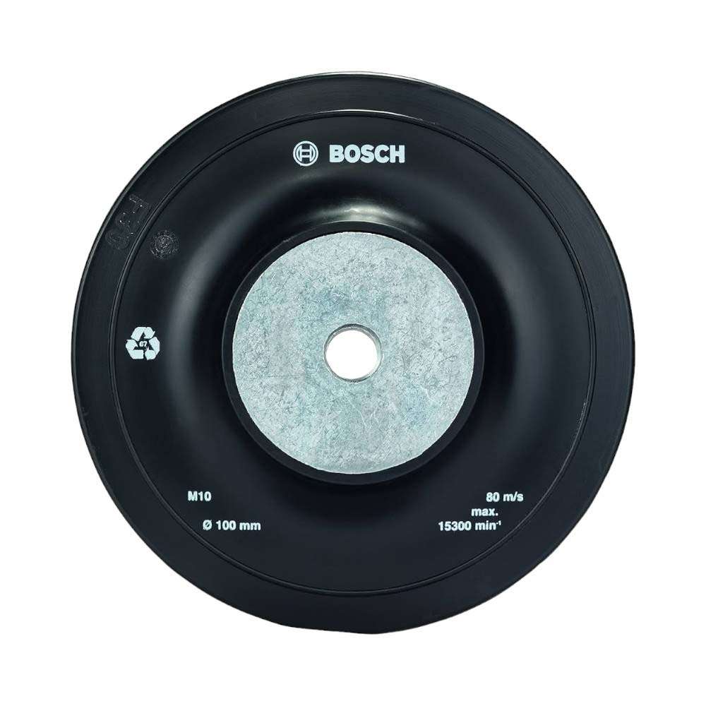 Bosch 2608601046 Backing Pad 100mm for Fibre Sanding Discs (Including Nut)