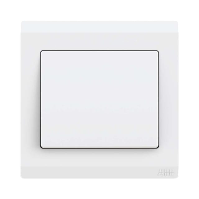 ABB 1 Gang 1 Way 10Amp Push type Switch, INORA BL430, White