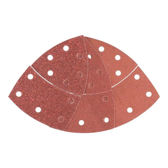 Bosch 2609256A67 Home and Garden Sanding Sheet 10 Pcs Set for Multi-Sanders - Brown