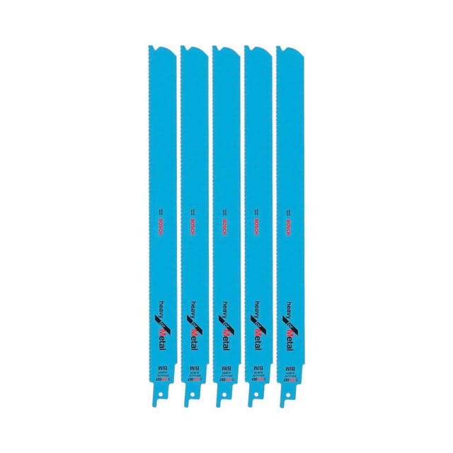 Bosch Professional Reciprocating Saw Blade S1226 BEF 300 x 1.1mm - 5 Pcs/Set