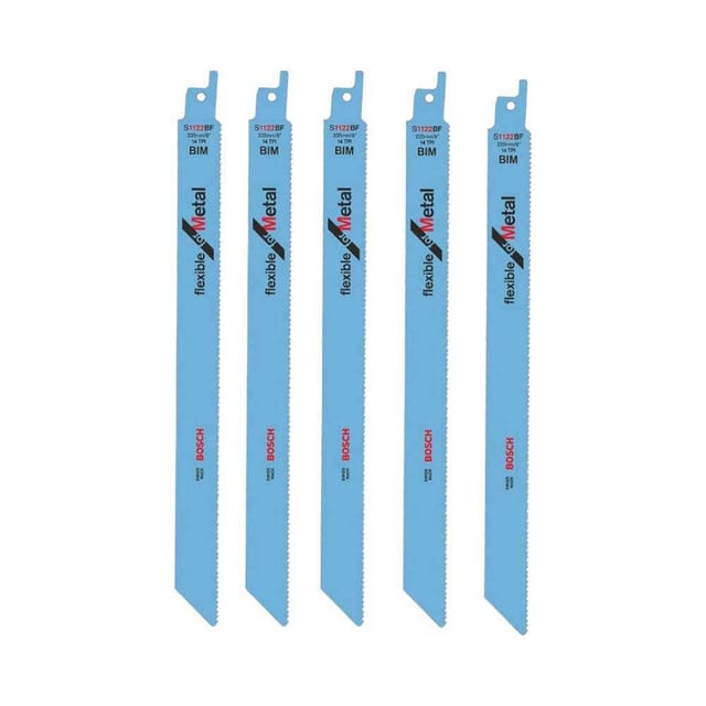 Bosch Professional 2608656019 S1122BF Reciprocating Saw Blade 225mm - 5 Pcs/Set