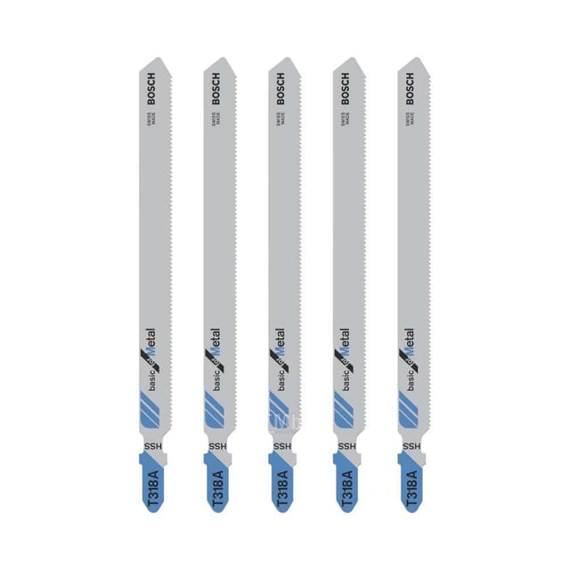 Bosch 2608631319 T318A Metal Saw Blade - 5 Pcs/Set