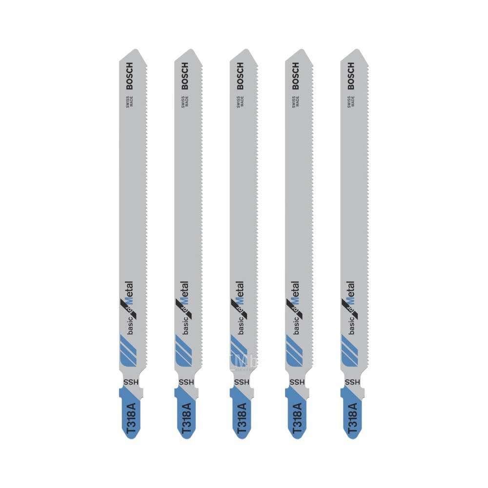 Bosch 2608631319 T318A Metal Saw Blade - 5 Pcs/Set