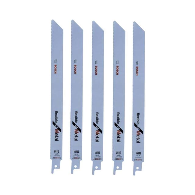 Bosch 2608656020 S1122 EF Sabre Saw Blade - 5 Pcs/Set