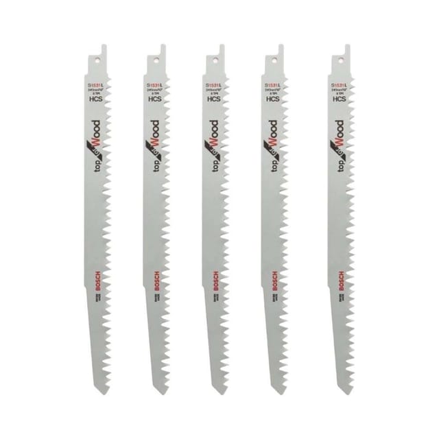 Bosch 2608650676 S1531L Sabre Saw Blade - 5 Pcs/Set