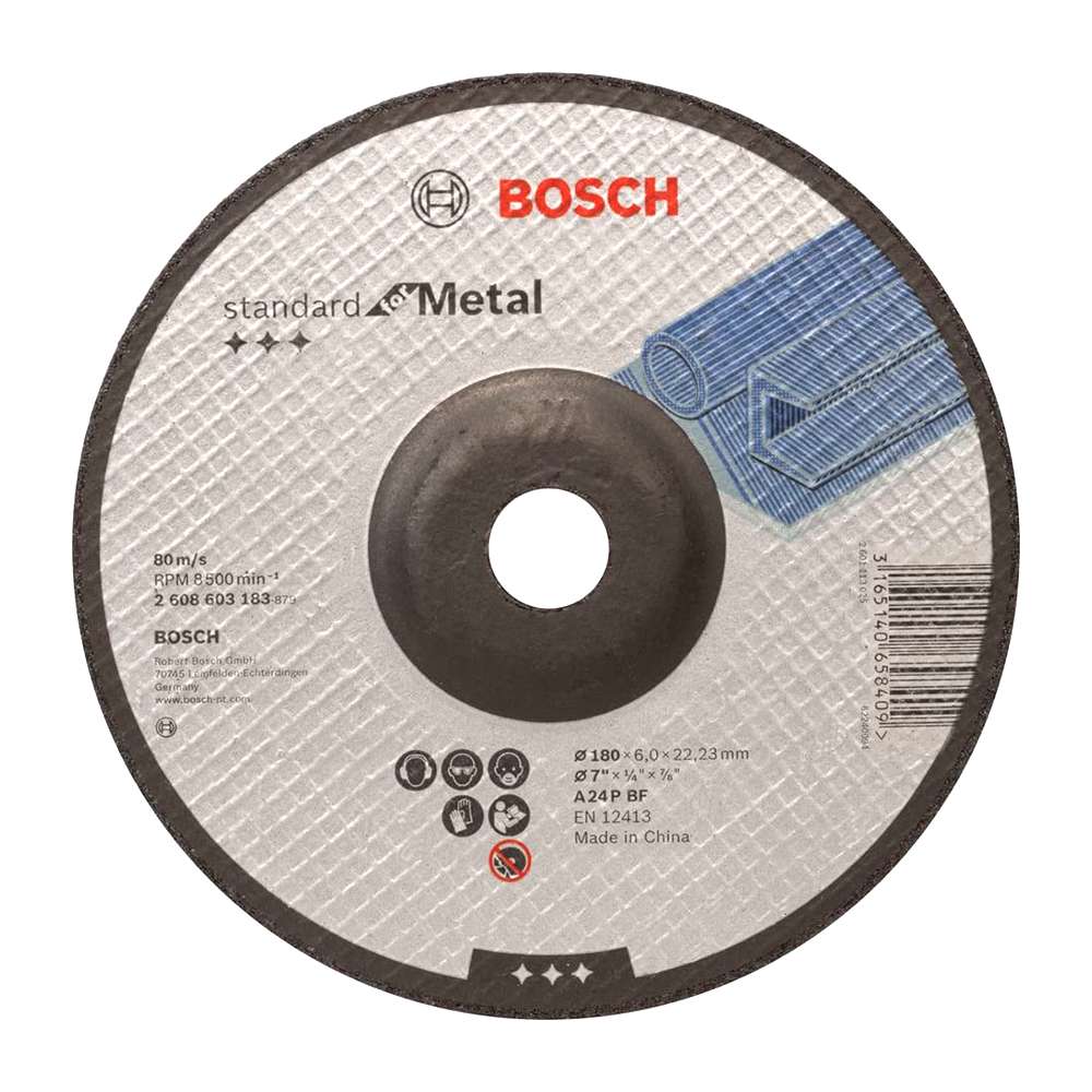 Bosch 2608603183 180mm Metal Grinding Disc