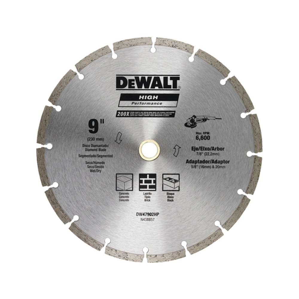 Dewalt Segmented Rim DW47902HP 230mm X 7mm X 22.2mm