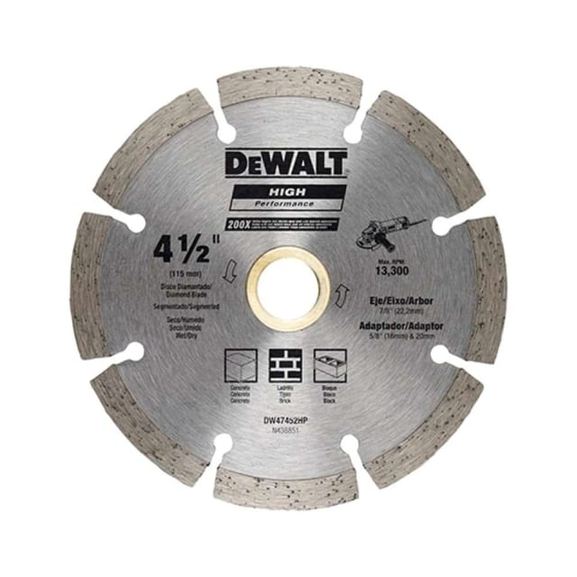 Dewalt Segmented Rim 4.5" DW47452HP 115mm X 7mm X 22.2mm