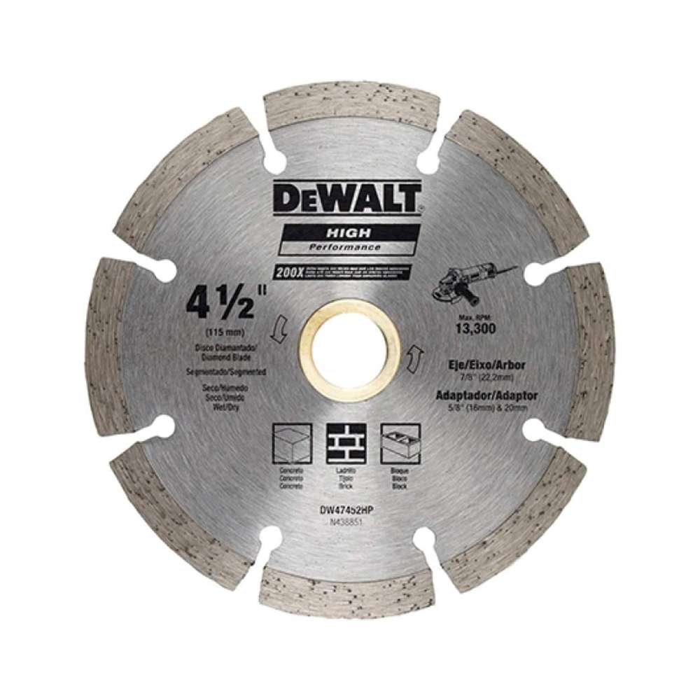 Dewalt Segmented Rim 4.5" DW47452HP 115mm X 7mm X 22.2mm