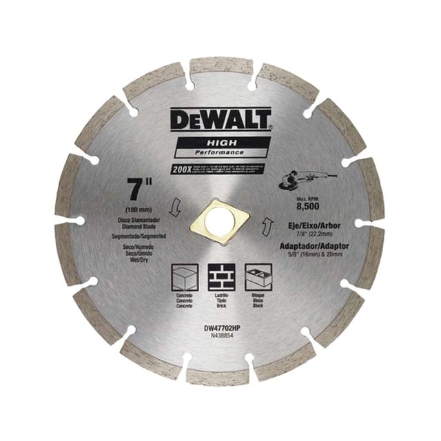 Dewalt Segmented Rim DW47702HP 178mm X 7mm X 22.2mm