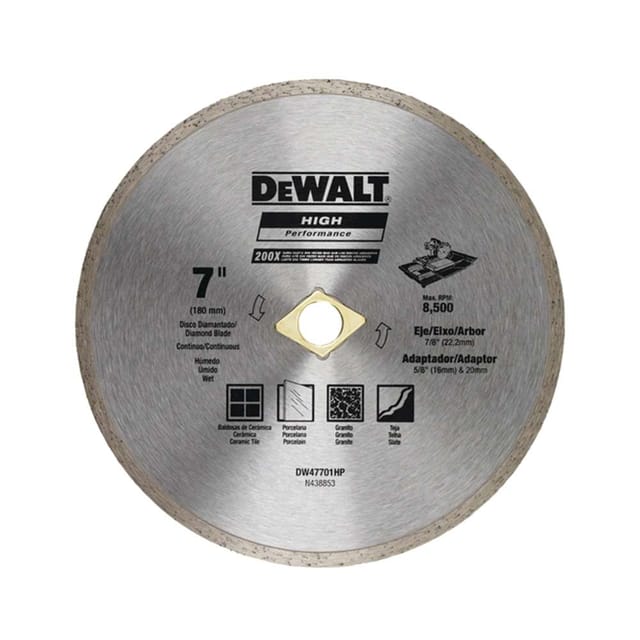 Dewalt Continuous Rim DW47701HP 178mm X 5mm X 22.2mm